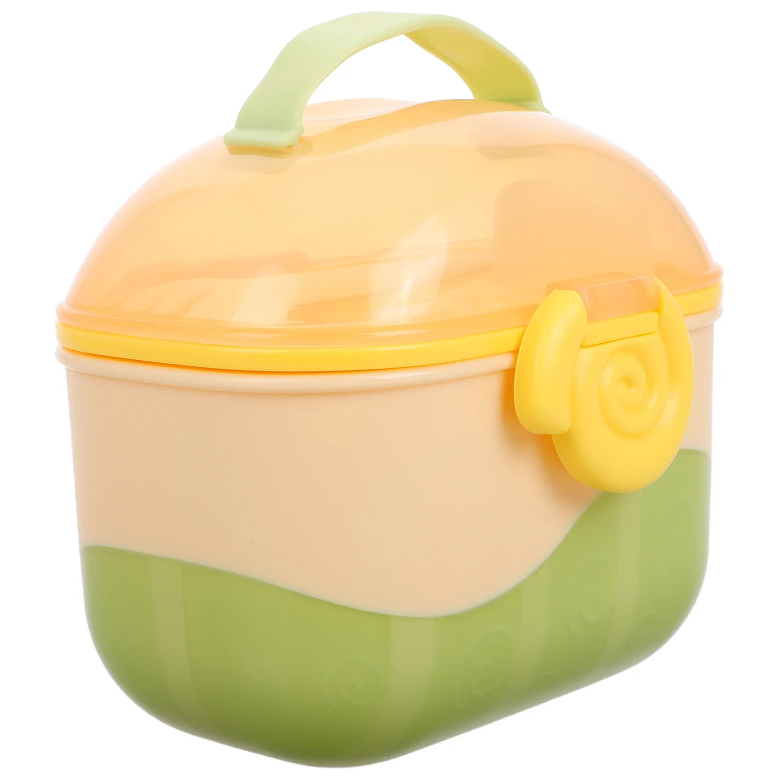 Baby Milk Powder Dispenser with Multiple Compartments Portable Travel Friendly Sealed Food Storage Box for Rice Cereal Fruit