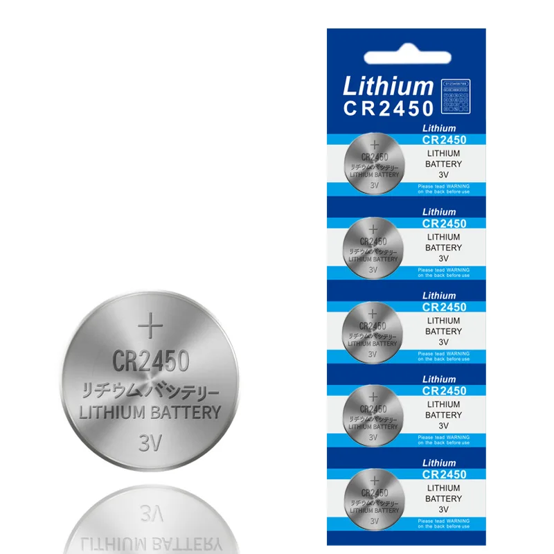 5-50PCS CR2450 Watch Buttom Battery KCR2450 5029LC LM2450 DL2450 ECR2450 BR2450 3V Large Capacity Lithium Coin Cell Batteries