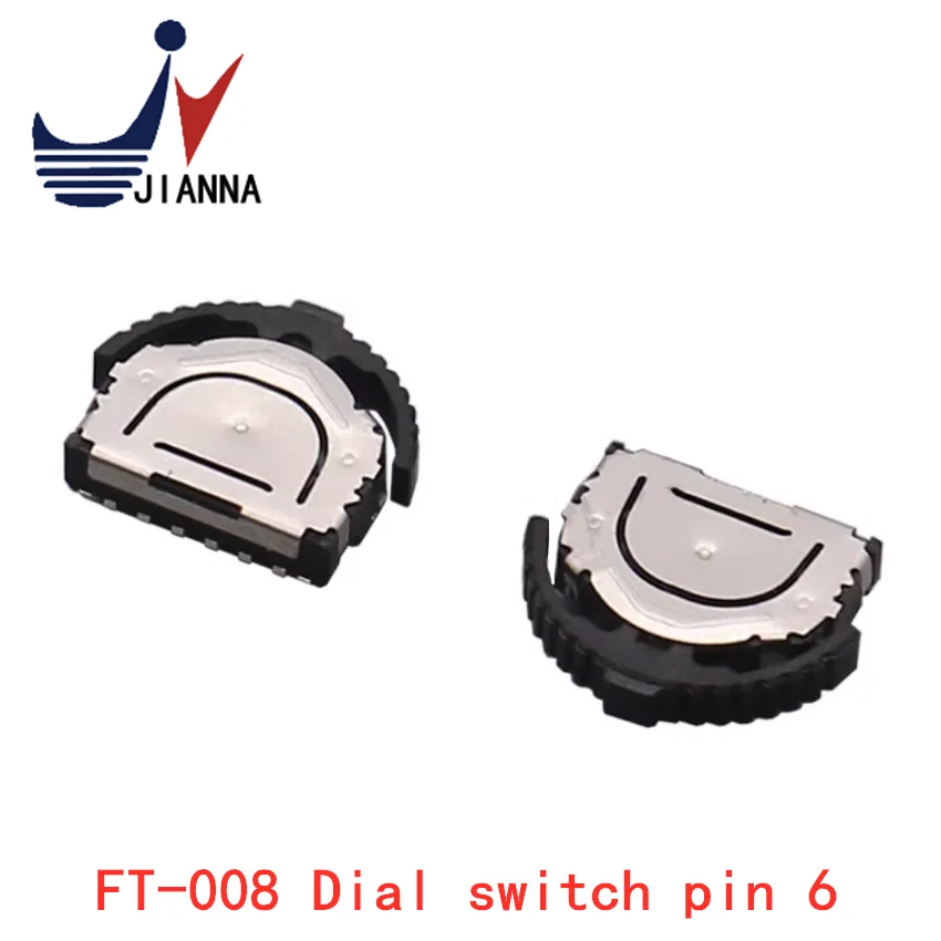 FT-008 Wheel switch 6-pin multi-function wave wheel reset wheel switch left and right shake switch button