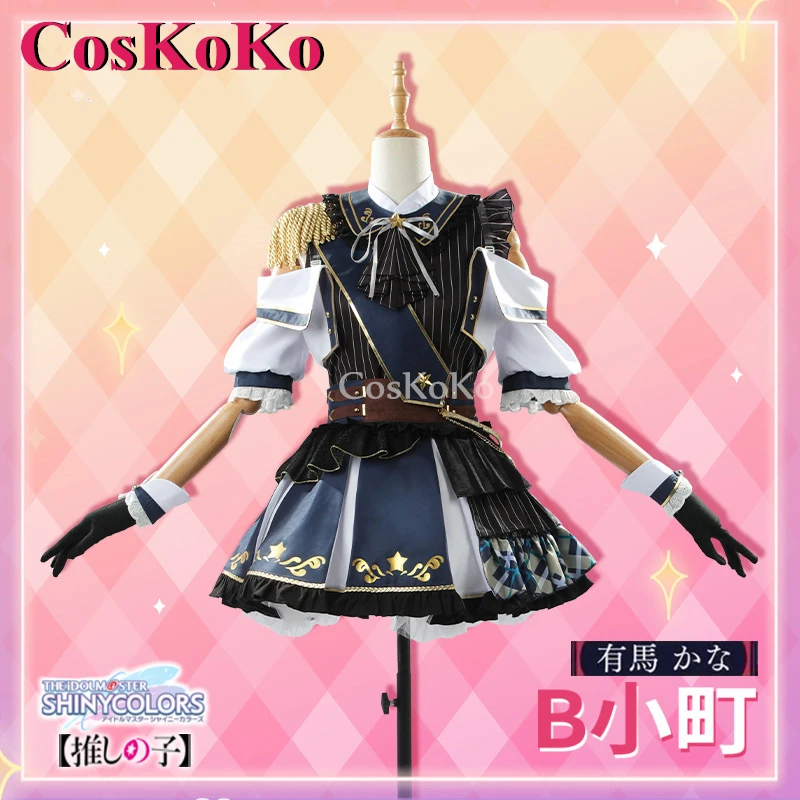 【Customized】CosKoKo Arima Kana Cosplay Anime OSHI NO KO Costume Sweet Lovely Uniform Dress Halloween Party Role Play Clothing