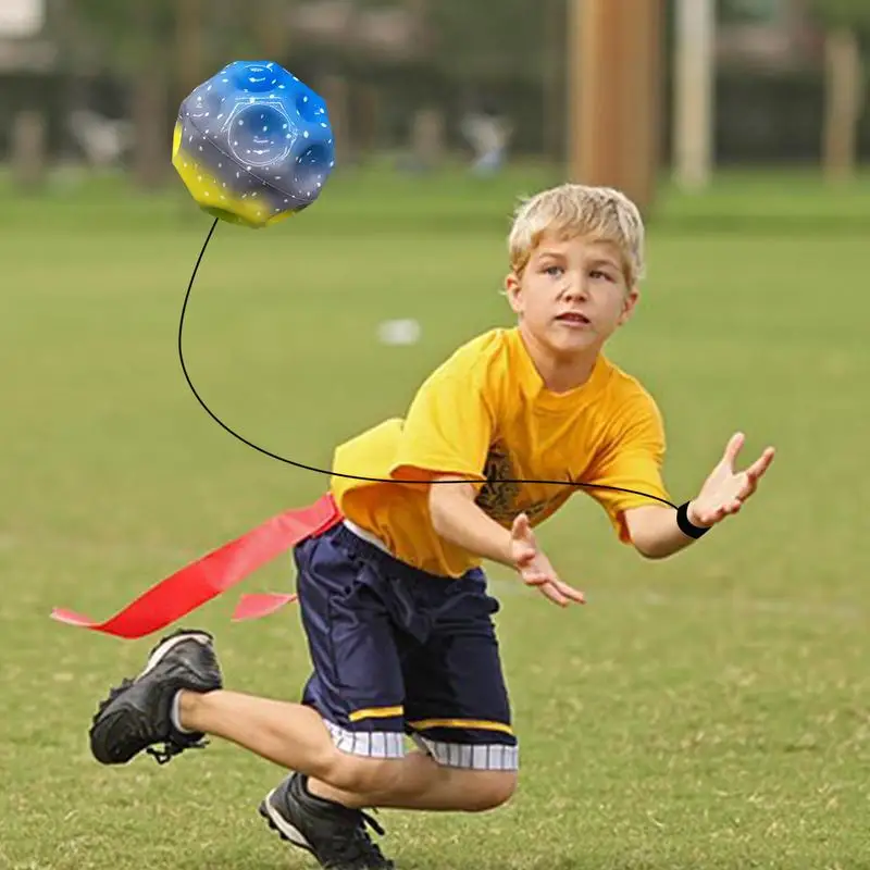 Balles de retour avec dragonne, boule de rebond sur une ficelle, balle de sport pour enfants, balle de retour, jouet pour joueur unique