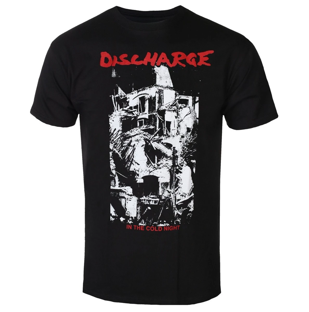 

DISCHARGE IN THE COLD NIGHT Clothing Pattern Printing Summer Luxury Brand Cotton Men's and Women's T-Shirts Short Sleeves
