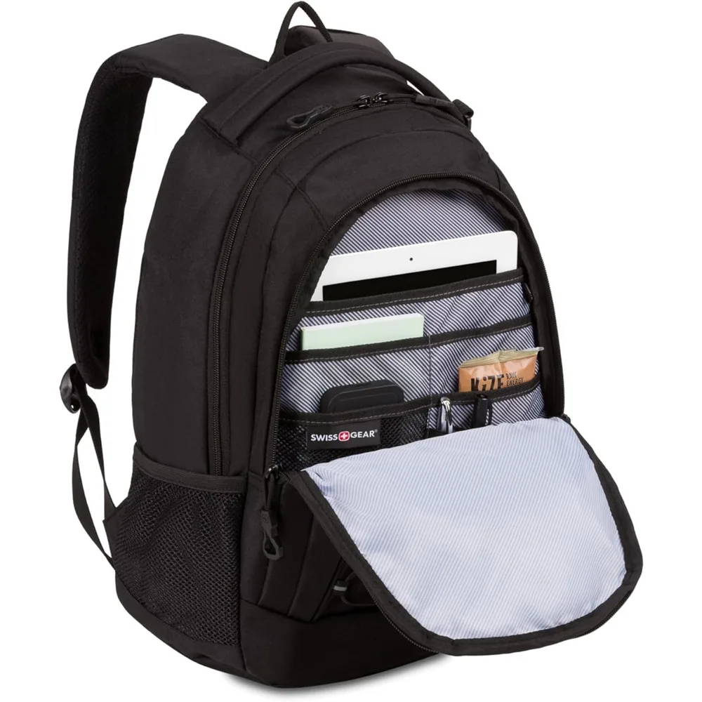 1186 حقيبة ظهر بنجي، أسود، 17 بوصة