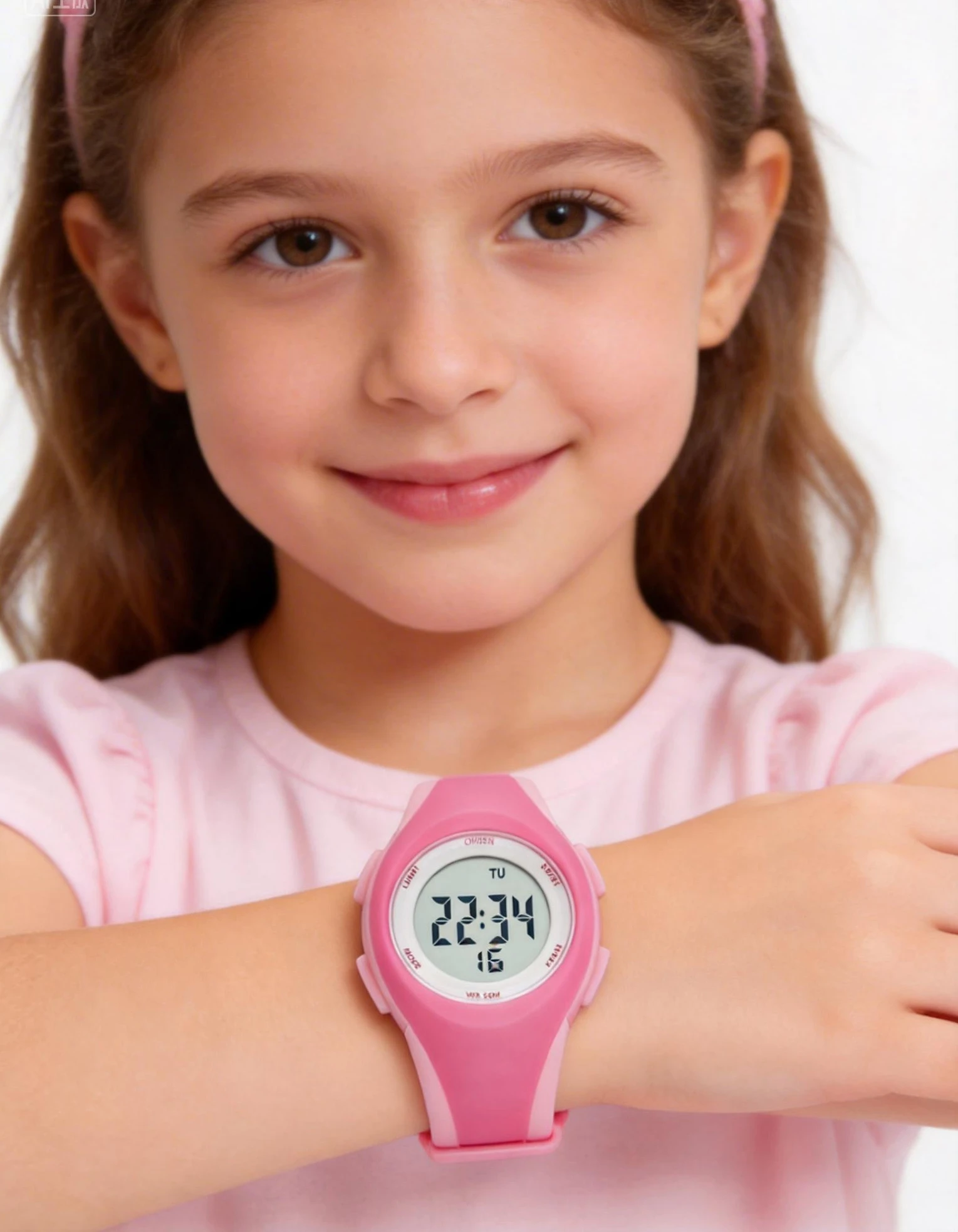 OHSEN-Montre numérique étanche pour enfants, montres en silicone pour enfants, montre-bracelet électronique pour enfants, montres de sport de plein
