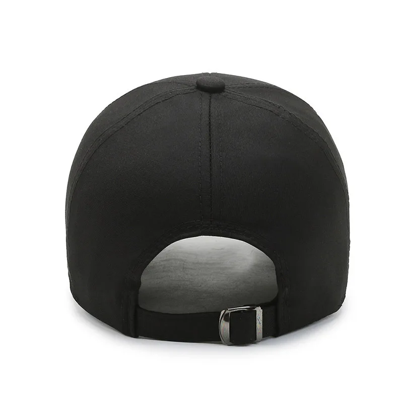 Spring and Summer New Hard Top Men\'s Baseball Hat Sun-Proof Big Head Circumference Sun-Proof Peaked Cap