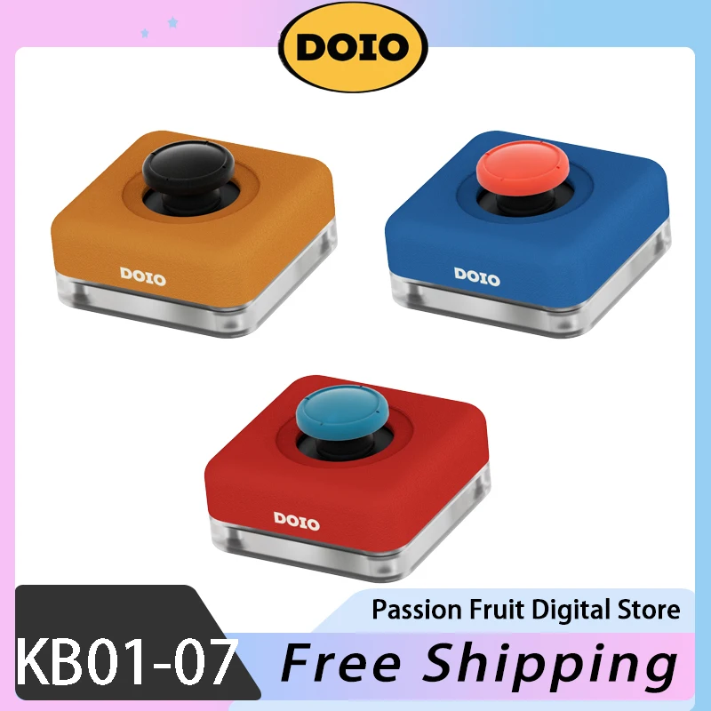 Doio Kb01-07 Power Switch Aluminum Alloy Joystick Desktop External Power Key For Desktop Computer PC Gamer Accessories Man Gifts