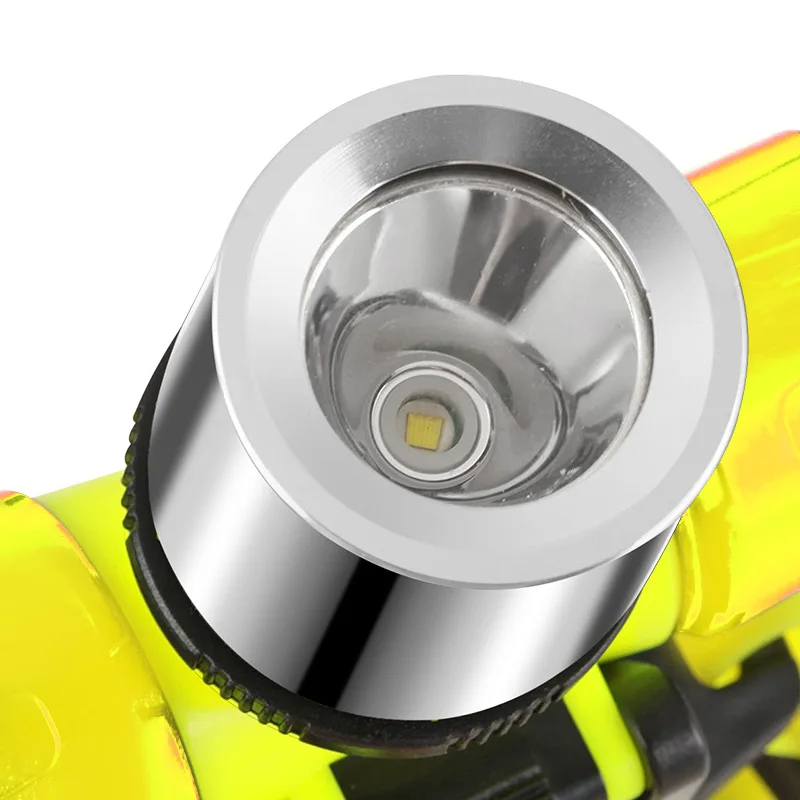 Rechargeable LED Underwater Diving Headlamp Head Torch Flashlight With Silicon Strap