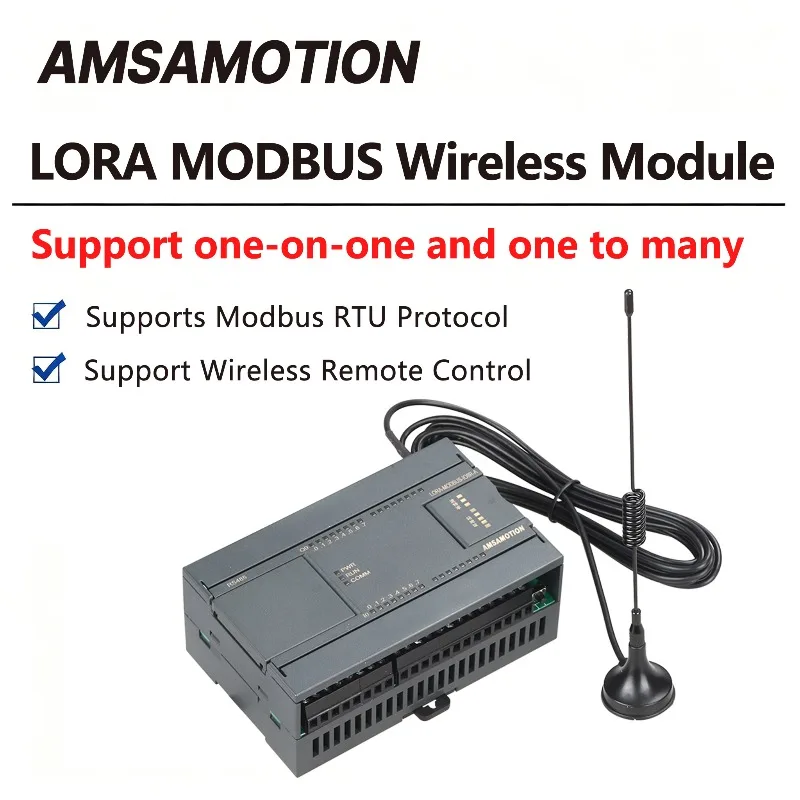 LORA-MODBUS-IO8R-A Wireless Transparent Transmission Acquisition Digital Analog Input Output IO Remote Communication Module