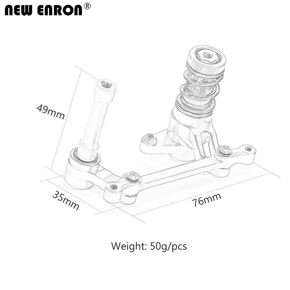 Aluminum Alloy Steering Component Servo Protection Assembly 85058 for RC 1/8 HPI SAVAGE Flux HP XL X 4.6 5.9 21 25 SS 4.1 3.5