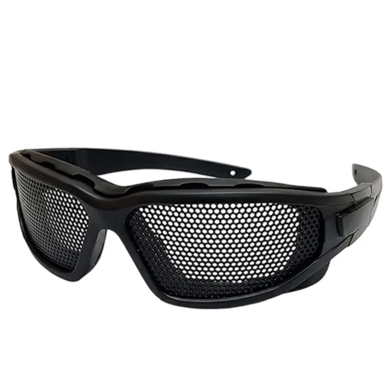 [NEW A09R!】 Wire Mesh Safety Glasses Safety Iron Mesh Goggles For Vision Improvement Outdoor Game Fans Activity