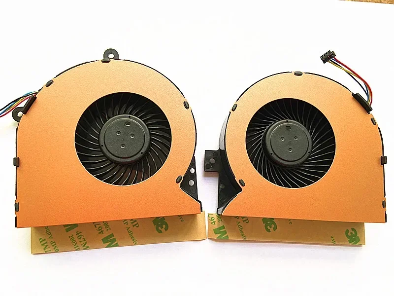 Original Laptop CPU GPU Fan For ASUS ROG G752 G752V G752VY Fan DFS200405BI0T DFS201005BI0T Thickness 20mm