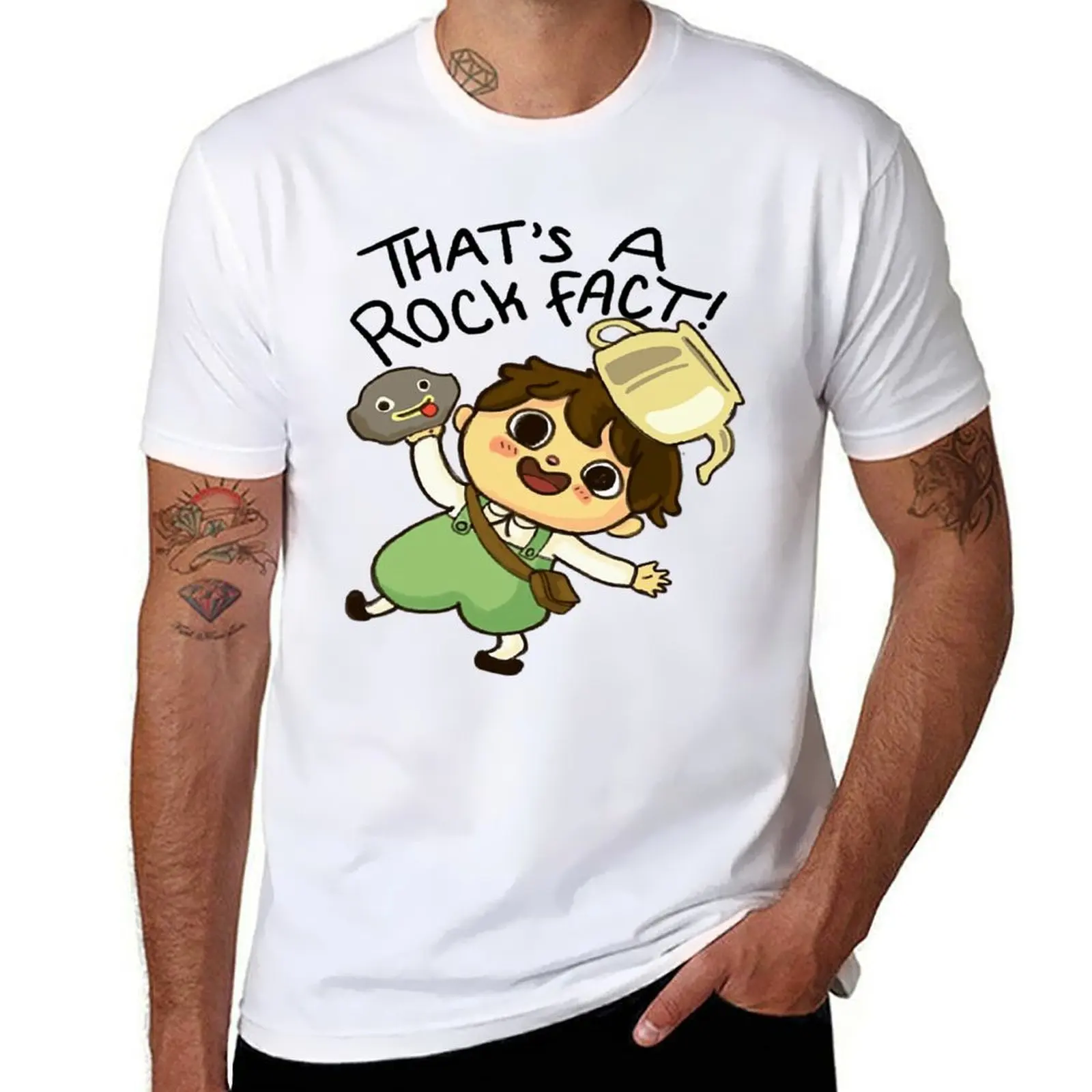 

Greg Rock Fact, Over the Garden Wall T-Shirt man t shirts high quality luxury brand man t shirts for men T-Shirt
