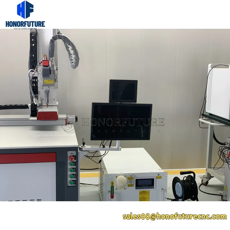 Automatic Platform Laser Welder 3 Axis 4 Axis 5 Axis Fiber Lazer Welding Machine for Metal Welding