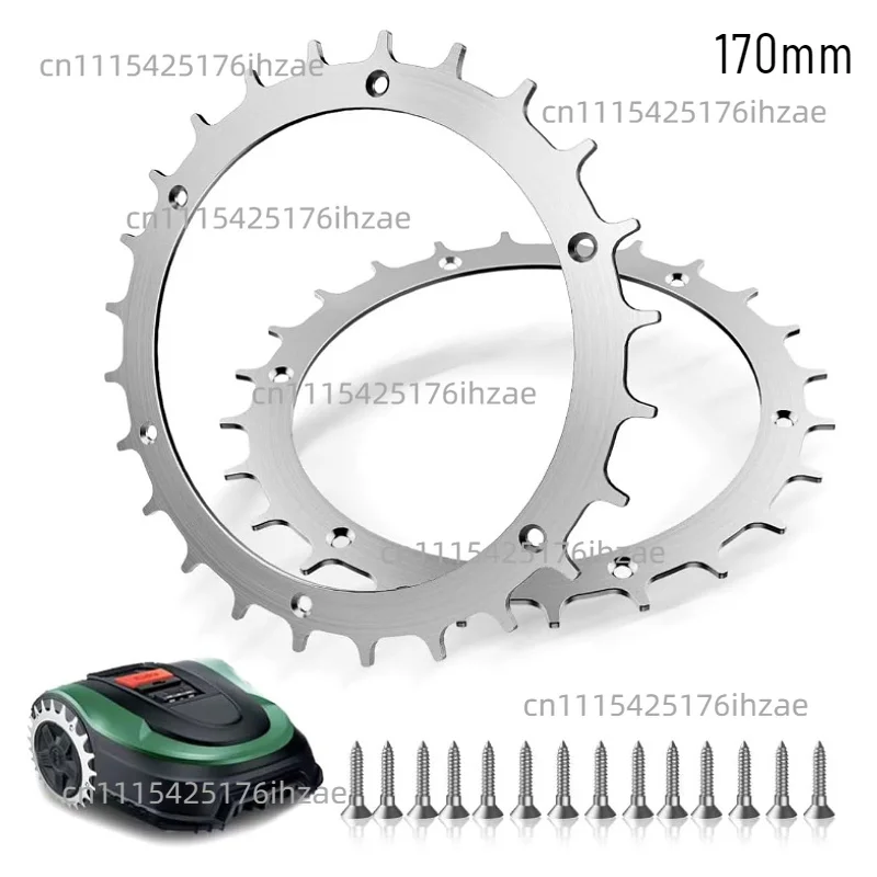 1Set 170mm Robotic Lawn Mower Wheel Spikes for Bosch Indego XS 300 S500 S+500 Lawnmower Traction Enhancer Wheel Accessories