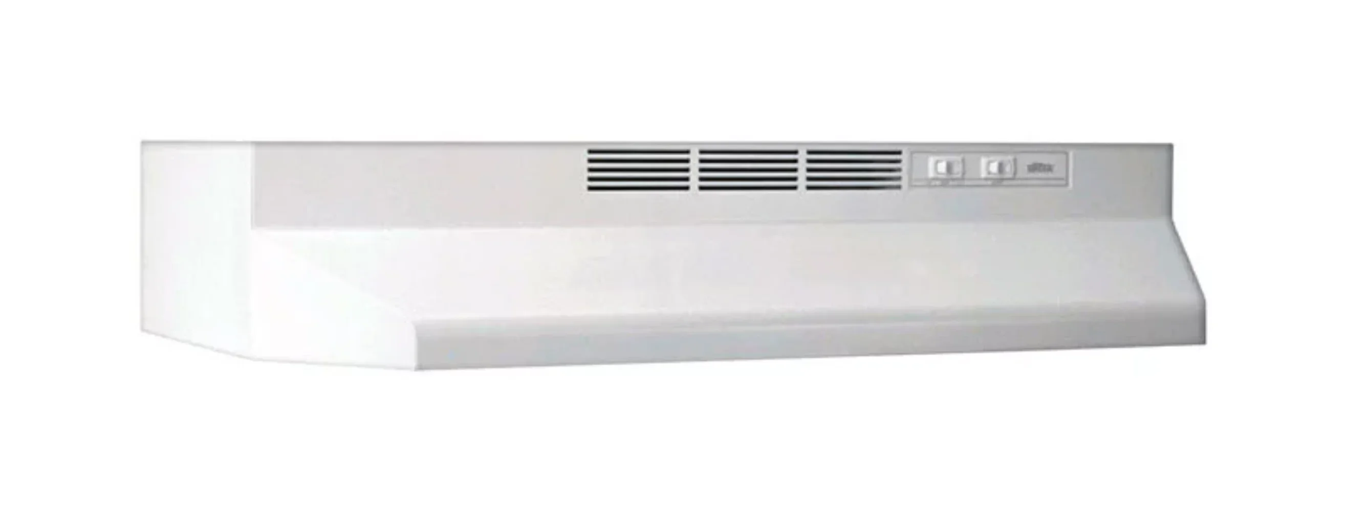 Broan 24-Inch Ductless Under-Cabinet Range Hood, White