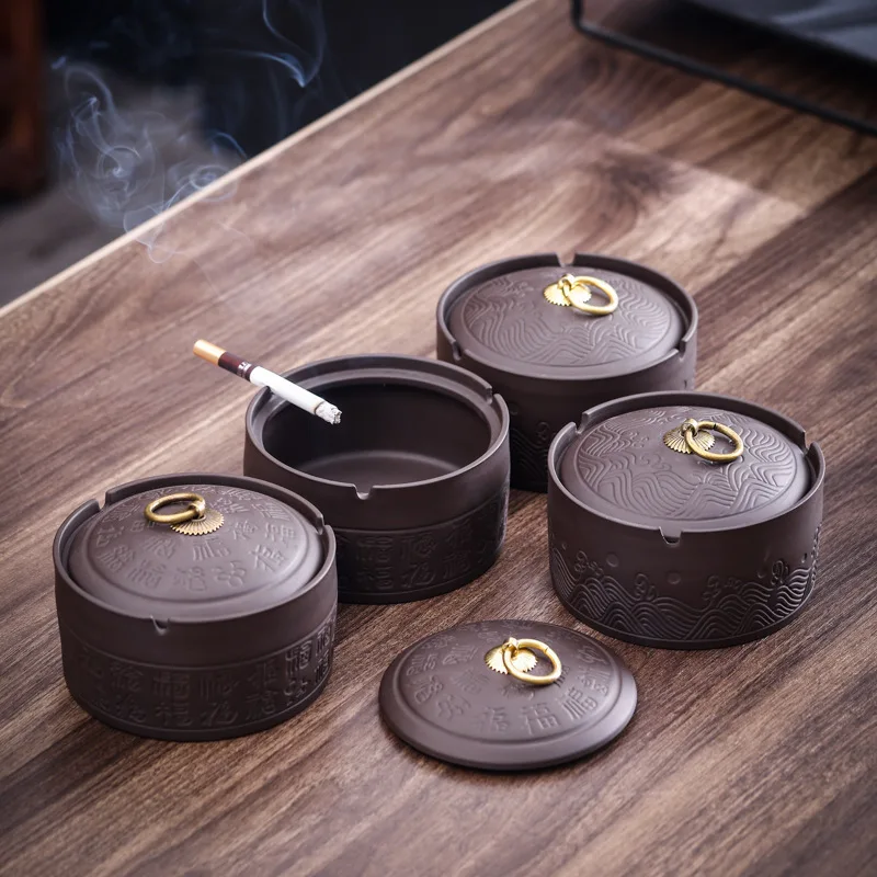 Vintage zylindrische Keramik Tee dosen versiegelt feuchtigkeit beständige Vorrats glas Teese rvice große Kapazität Aschenbecher Vorrats glas Kunst dekoration