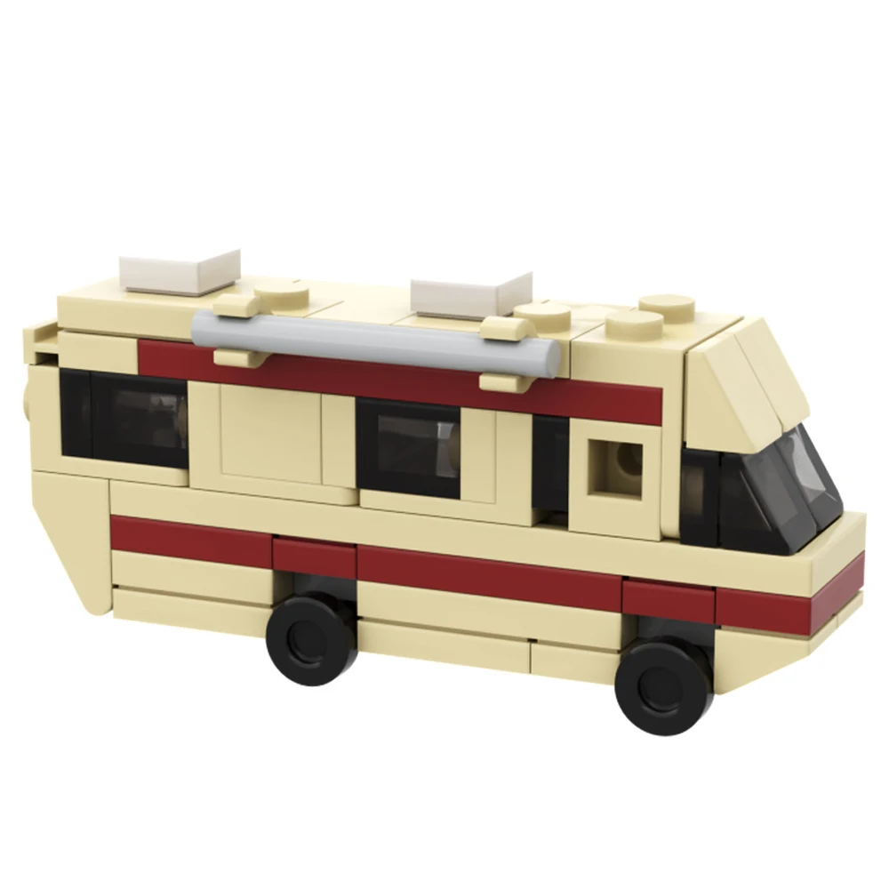 Gobricks MOC Classic Movie Breaking Bad Auto Bouwstenen Kit Walter White Pinkman Cooking Lab RV Voertuig Model Speelgoed Voor Geschenken
