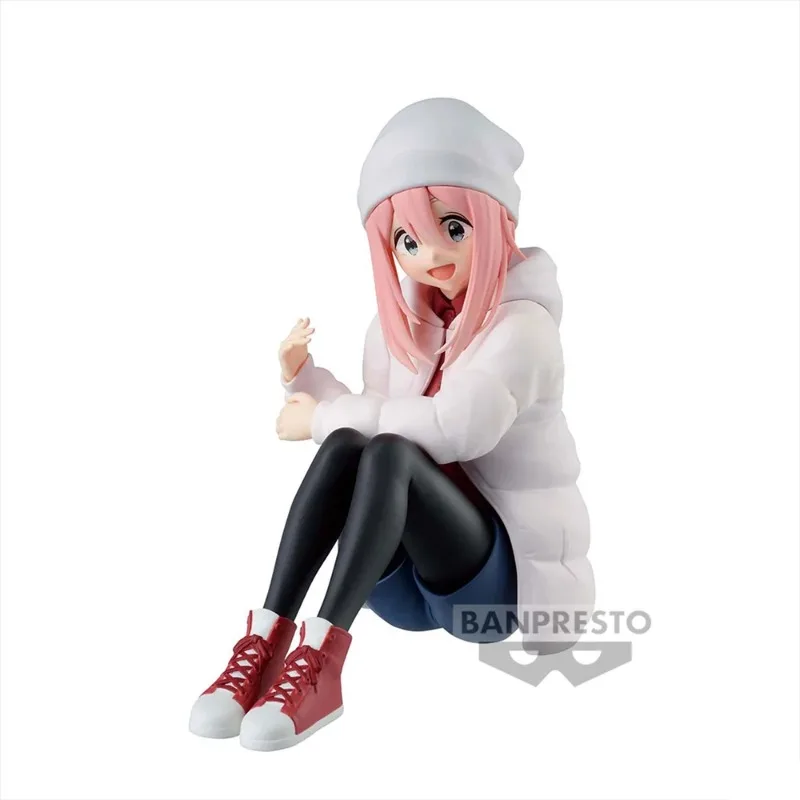 Bandai Original Banpresto Anime Laid-Back Camp Ayano Toki Nadeshiko Kagamihara PVC Action Figure Model Collection Toy Gifts