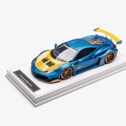 カーモデルのコレクションデコレーション、ポンドシルエット、458gtシミュレーション、1:18