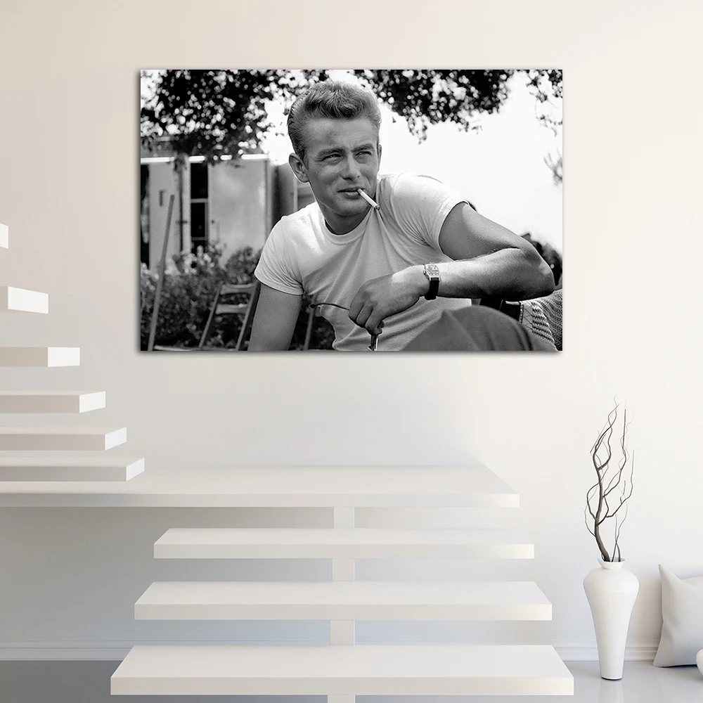 James Dean Posters and Prints Classical Picture Black & White Wall Art Decorative Canvas Painting For Room Home Decor