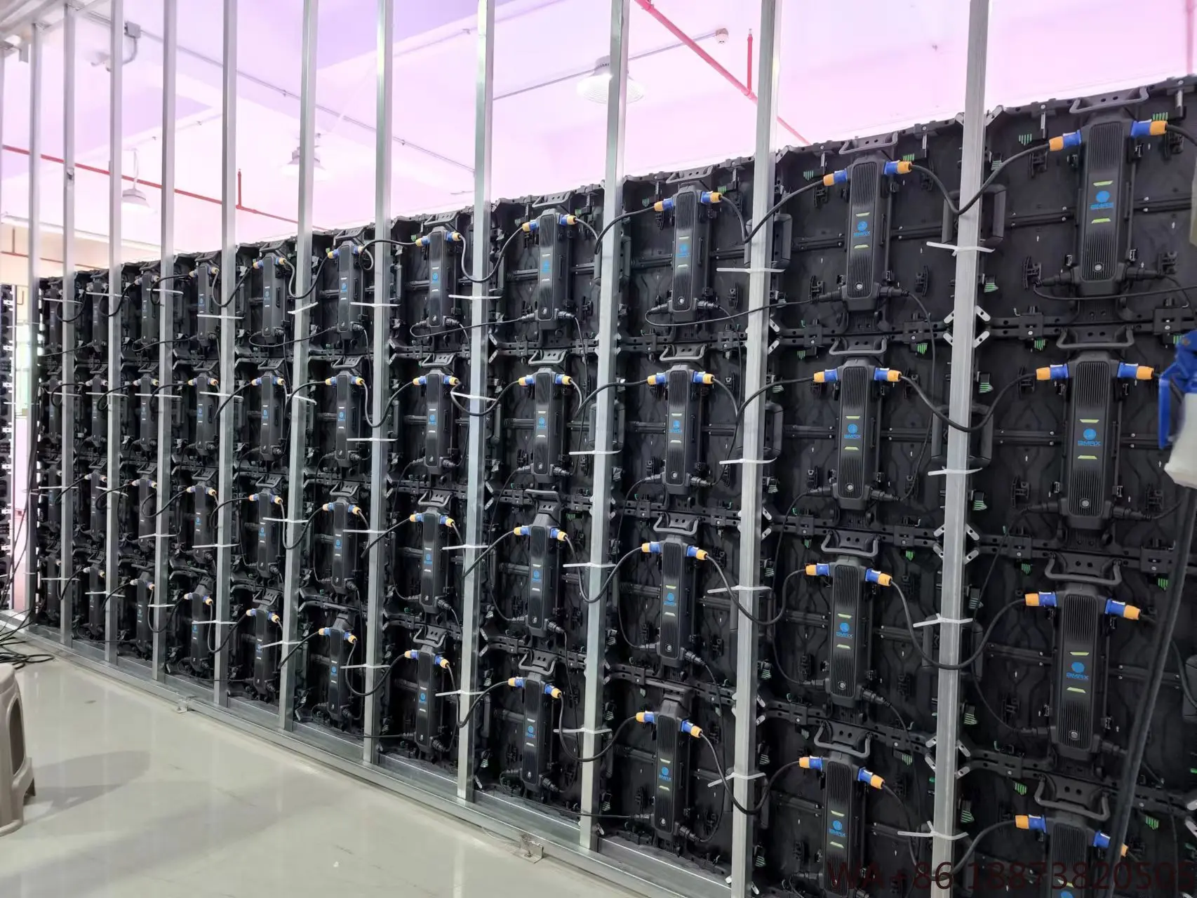 LED-Display für den Außenbereich, P4.81, Mietscheibe für Show und Event, 500 x 1000 mm, kommerzielle Videowand-Display