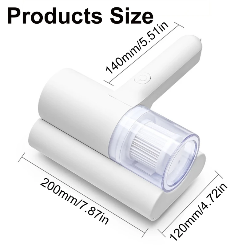 Беспроводной пылесос для пыли Ручной пылесос Эффективное чистящее устройство Устройство для домашней уборки Пылеочиститель