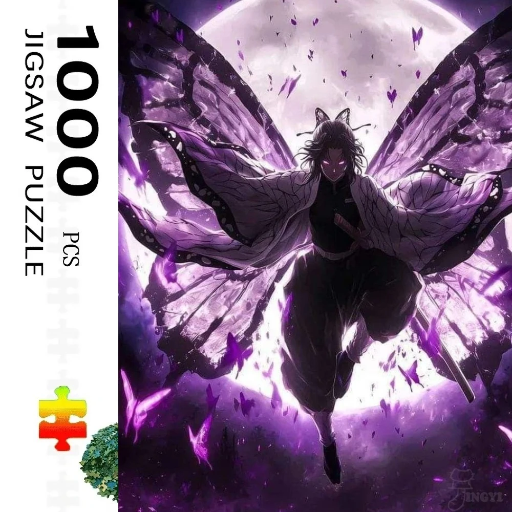

1000 pcs Demon Slayere Puzzle Home Decor Adults Puzzle Games Family Fun Floor PuzzlesEducational Toys for Kids