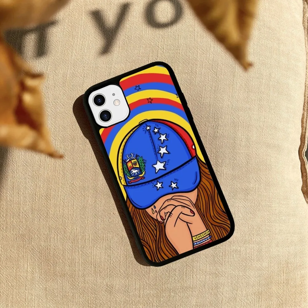 Flag Of Venezuela Phone Case Silicone PC+TPU For For IPhone 11 12 13 14 15 16 Plus Pro Max Cover