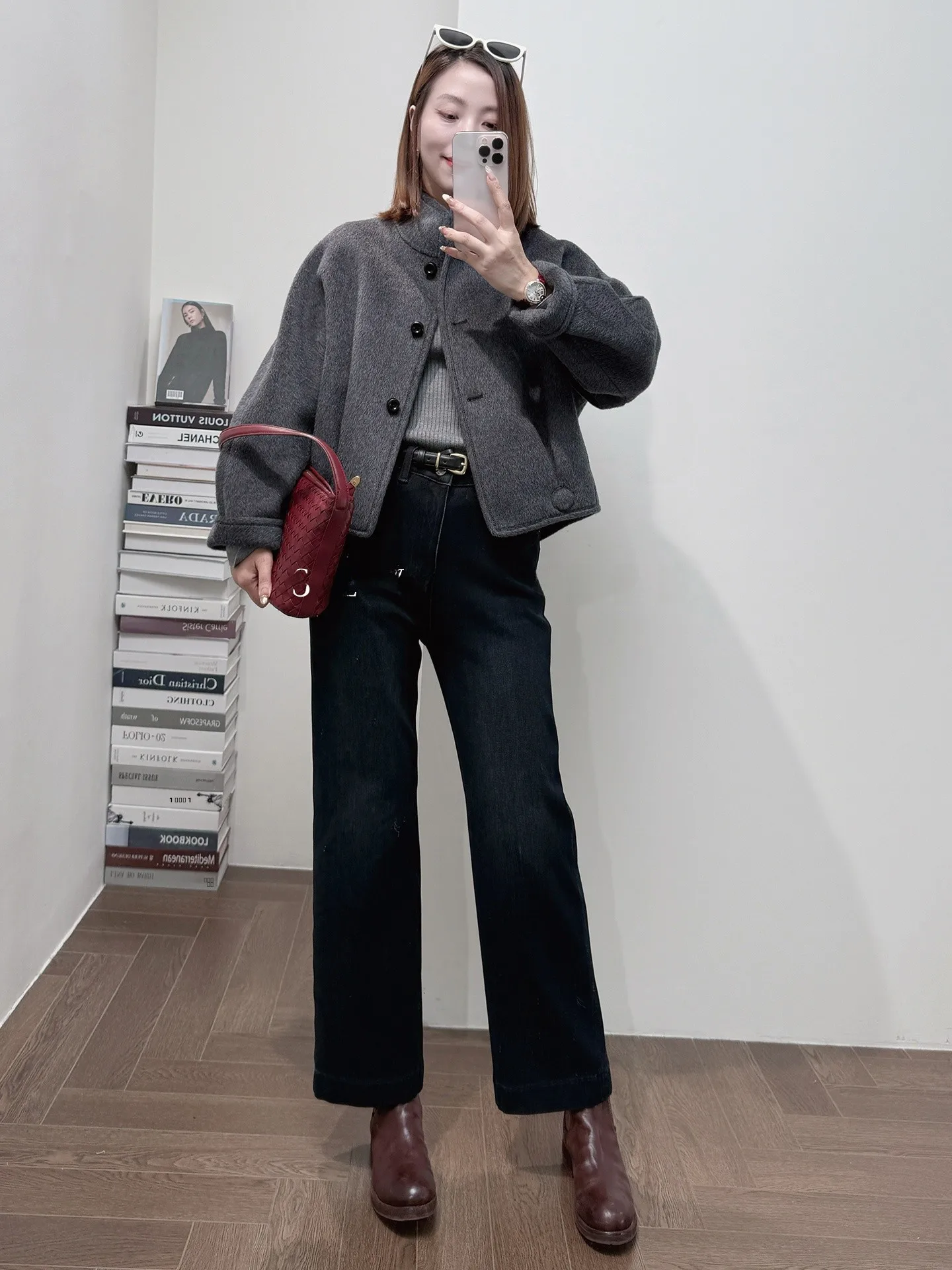 

ST Edition Double-Sided Woolen Coat High Densi Superb Quali Warm Faionable 00% Woolen Outerwear for Women