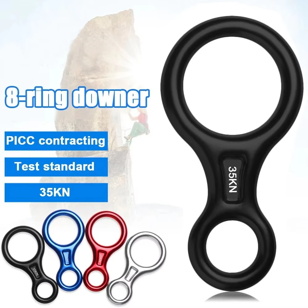 

Фигурка для скалолазания на открытом воздухе-8 спусковое устройство для альпинизма, фигурка замедления на большой высоте-8 веревка для спускового спуска, опускание веревки