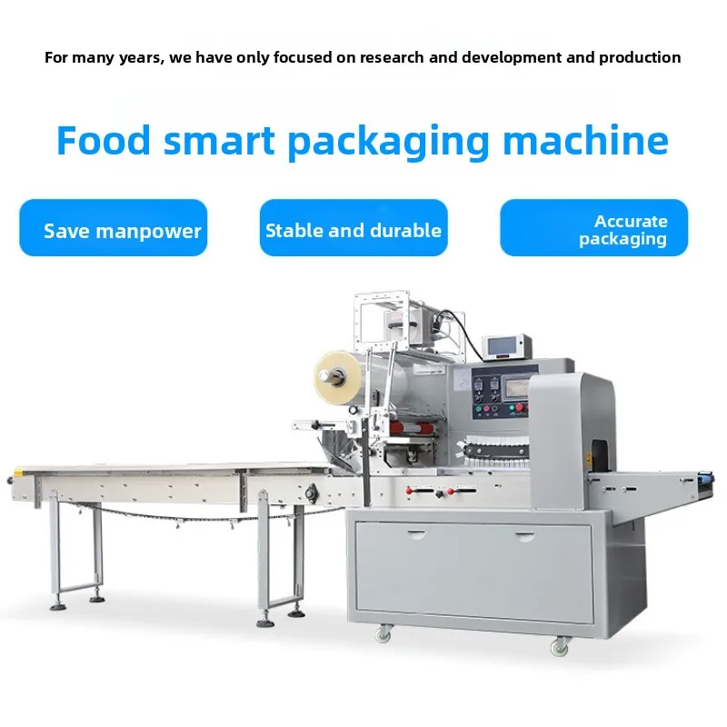 Chocolate packaging machine, fudge milk candy nougat automatic bagging machine