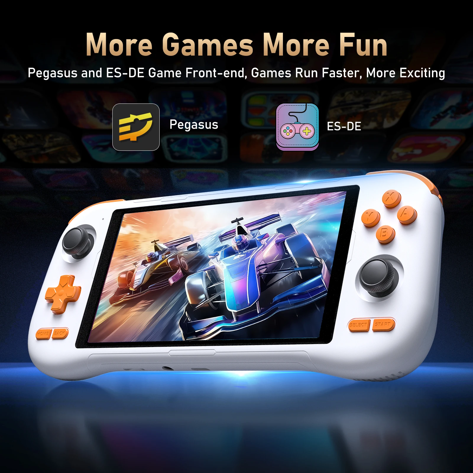 

Портативная игровая консоль Kinhank K56 Android 14 с 5,5-дюймовым сенсорным экраном и более 50 ретро-игровых эмуляторов для DC/MAME/SS/P