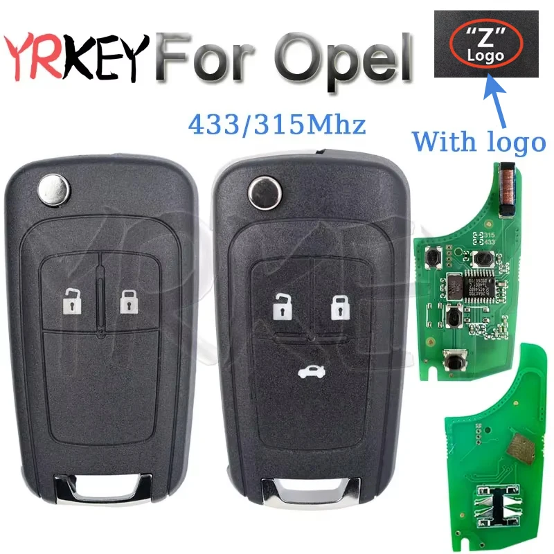 

Car Remote Control Key for Opel Astra H Corsa D for Vauxhall Meriva B Vectra C G4-AM433TX Smart Remote Key 315Mhz 433Mhz Car Key