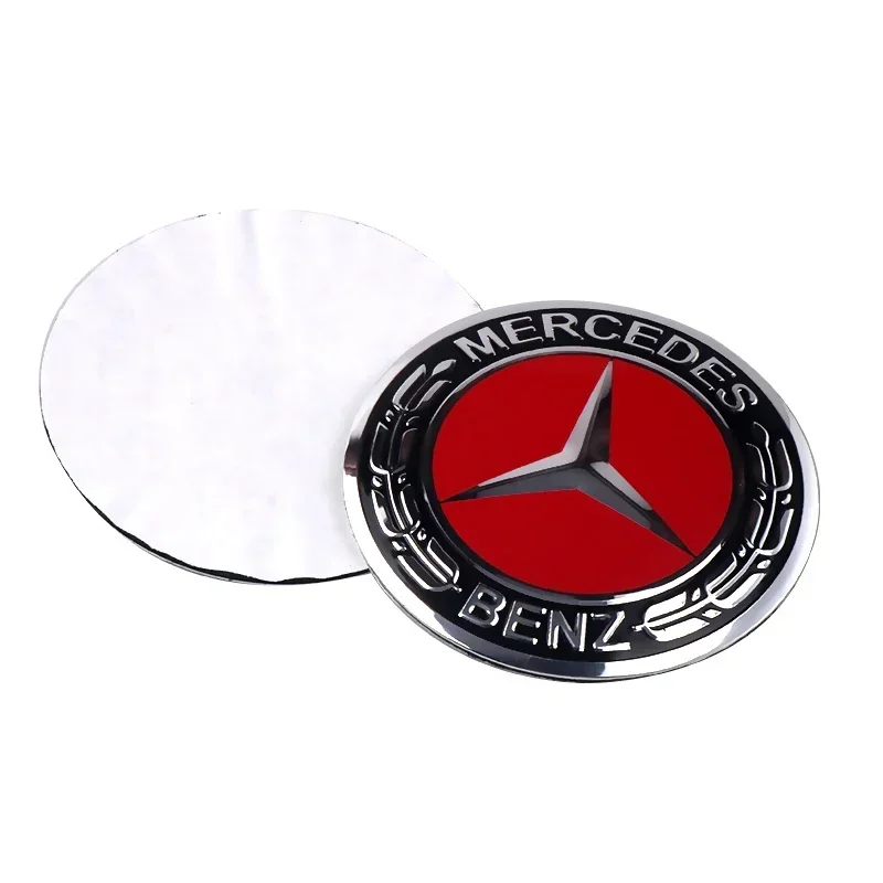 4Pcs 56mm Car Styling Wheel Hub Cap Stickera Car Refit Accessories for Mercedes Benz Amg W205 W211 W204 W212 W213 W203 W176 W221