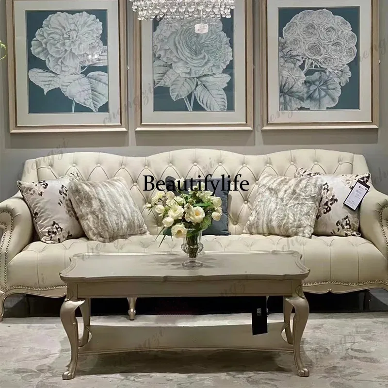 

White Vintage Living Room Sofas Leather Modern Luxury Bean Bag Living Room Sofas Floor Sectional Divano Soggiorno Furniture Home