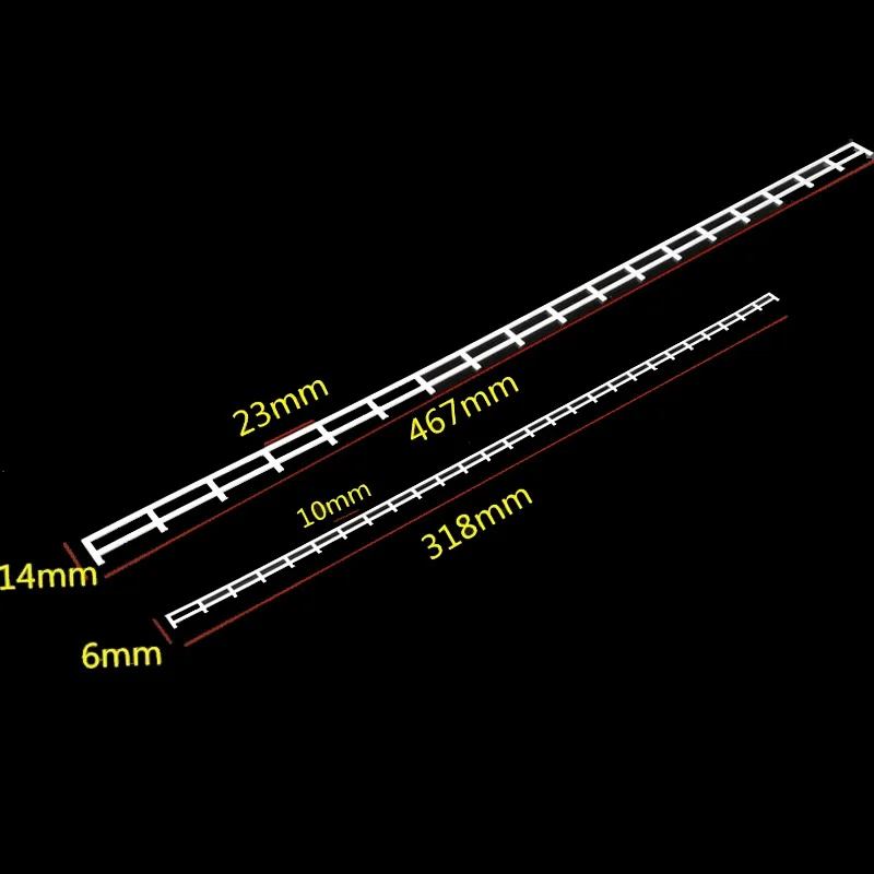 6MM 14MM Autobahn Geländer Schiff Leitplanke Sand Tisch Zubehör für Diorama Zug Eisenbahn Layout – Detail 4