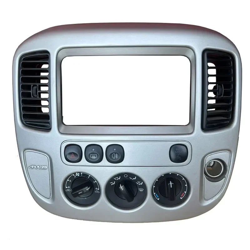 For Ford Escape Center Console Air Vent Panel Frame Middle AC Switch Bezel Trim Cover Dashboard Decoration Interior