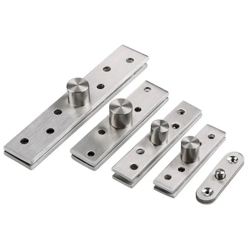 Stainless Steel 360° Rotatable Heavy Duty Pivot Hinge, Concealed Adjustable Revolving Door Pivot Hinge, Furniture Hardware