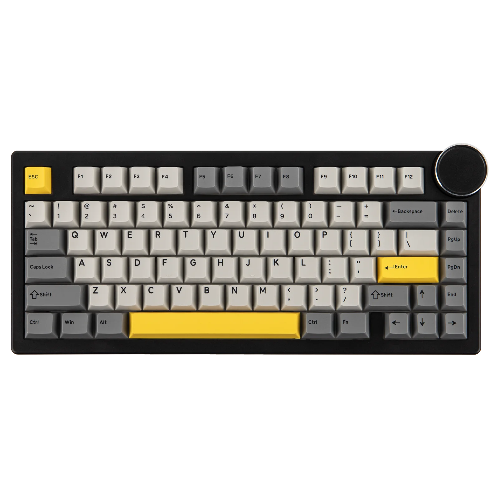 AJAZZ AK820 V2 (No Screen Version) 75% ANSI US Layout Wired/BT/2.4Ghz Wireless Mechanical Keyboard with Knob & RGB Backlit