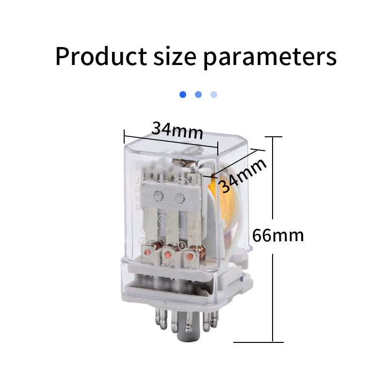 Micro Universal Power Relay JTX-2C JTX-3C Mini Electromagnetic Relay Switch 8/11 pin AC220V DC24 Intermediate Relay