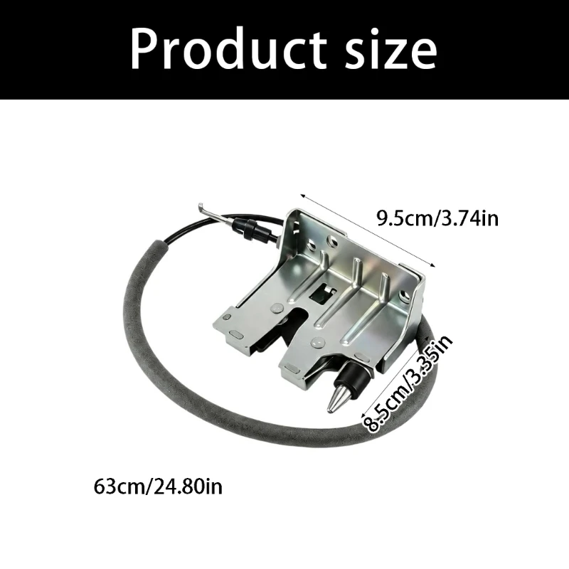 Rear Position Door Lock Assembly for Transit 2013-2022, Cargo Door Service Form with Metal Housing, Attached Cable and