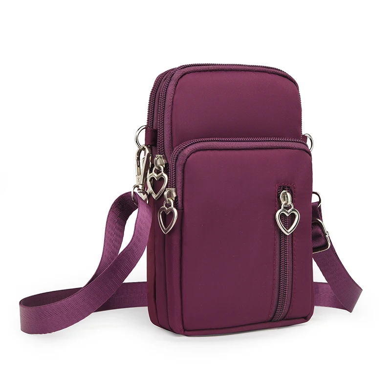 Handytasche - Damen-Umhängetasche - kleine Sommertasche für Mobiltelefone - Taschenbörse für Hände und Handgelenk – Detail 10