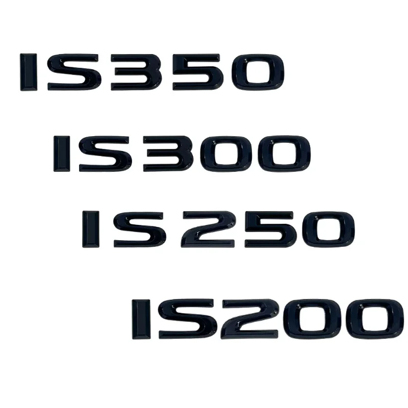 1Pcs Chrome Metal Black Silver IS200 IS300 IS250 IS350 ALTEZZA Logo Auto Body Rear Trunk Emblem Badge Sticker For Lexus