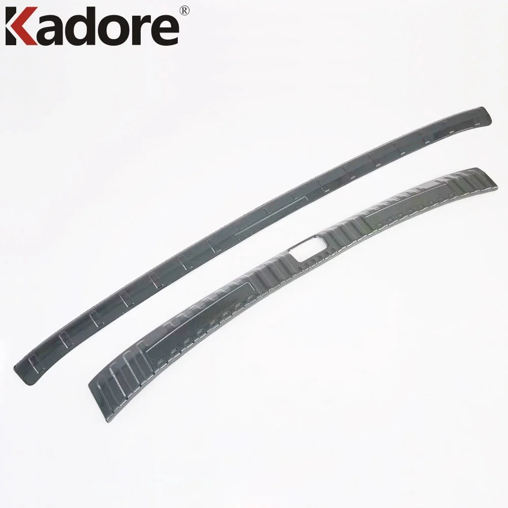 For Toyota Corolla Sedan 2019-2021 2022 2023 Rear Bumper Cover Trim Rear Trunk Bumper Plate Sills Car Styling Stainless Steel