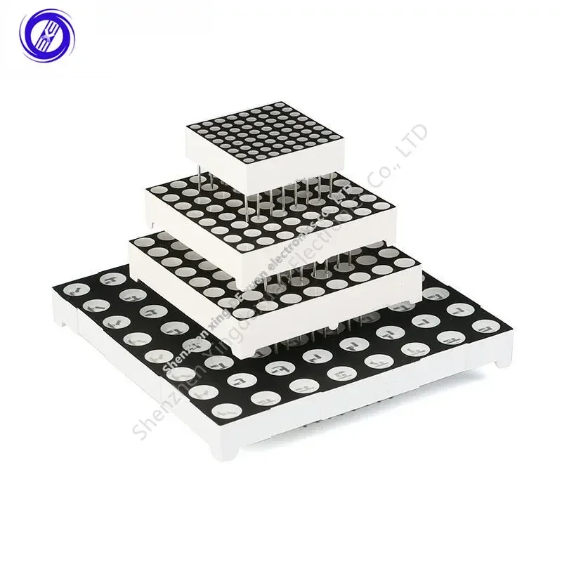 8x8 8*8 نقطة مصفوفة Led شعرية الأحمر وحدة عرض أنبوب رقمي شاشة الأنود المشتركة Diy بها بنفسك 1.9 مللي متر 3 مللي متر 3.75 مللي متر 5 مللي متر