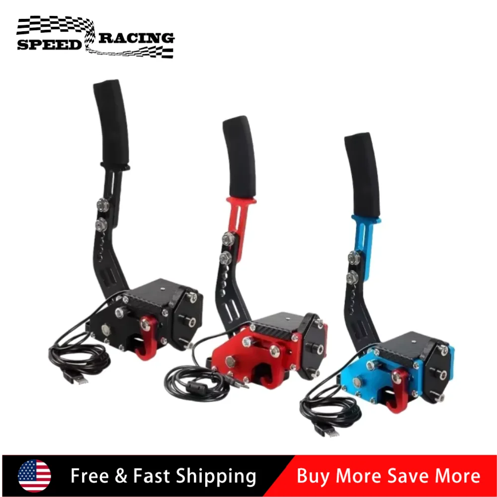 

Нержавеющая сталь PC USB Ручной тормоз SIM для G25 G27 G29 T300 T500 Гоночные игры для ПК Fanatecosw Dirt Rally Система ручного тормоза HB-1009