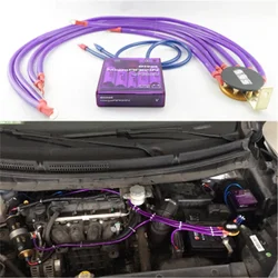 Universal Car Fuel Saver Voltage Stabilizer the New Purple Pivor Mega-RAIZIN High Capacity System &Battery Performance Monitor