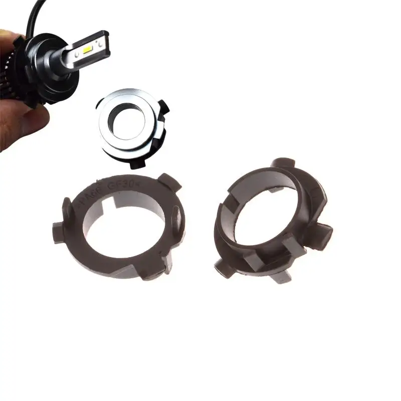 

【MO】2/4/10PCS Car LED Parts For Tucson Hyundai Santa Fe Grand SantaFe Sonata 2009-2017 H7 Car LED Headlight Bulb Holder Adapter