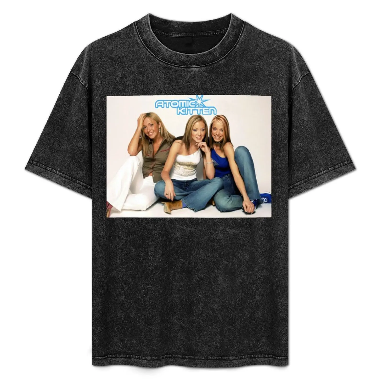 Atomic Kitten retro vintage 90s 00s design Classic T-Shirt anime t shirts custom t shirt boys whites cotton t shirt men