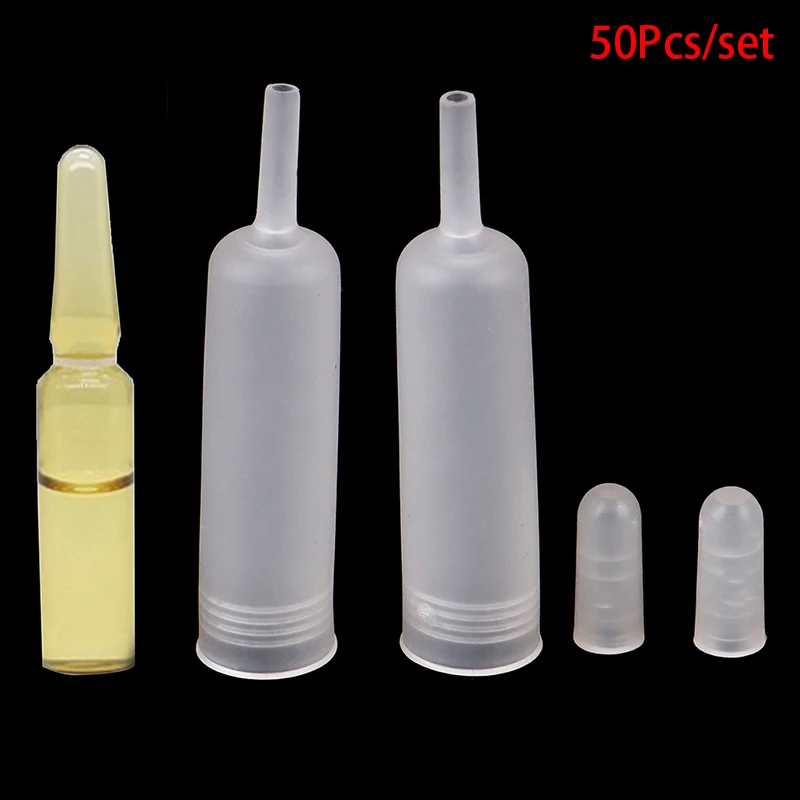 SA 50Pcs 5.7*1.7cm Silicone 2ml Emery Glass Bottle Silicone Dropper Vial Opener Ampule Breaker Dripper